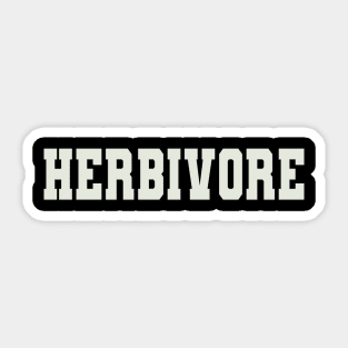 Herbivore Word Sticker